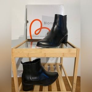 New Wonderful BLONDO ELVINA  Waterproof/ Leather Ankle Boots/woman’s Sz 9 M,EU40